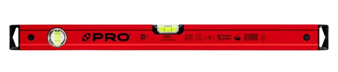 Poziomnica PRO-A1060 posiada system ERS+ dla łatwego i precyzyjnego odczytu libelli.